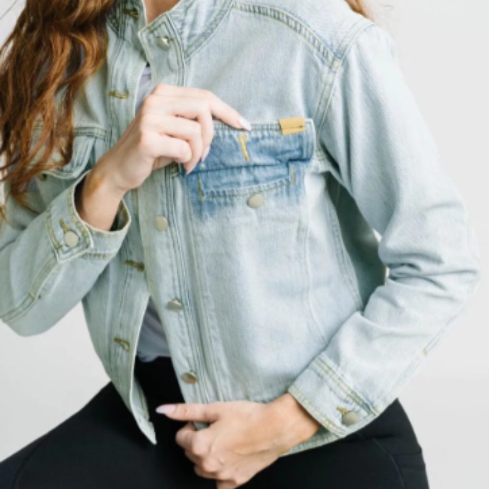 Cool Wash Crossroads Denim Jacket